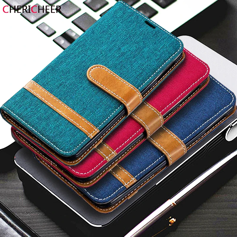 Fabric Cloth Phone Case For Samsung Galaxy A50 A40 A30 A20 A10 A70 Wallet Flip Cover For Samsung A50 Case For Samsung A30 Case