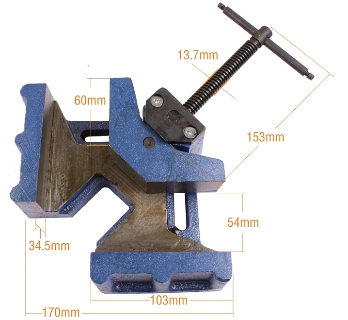 Right angle right angle welding clamp right angle clamp vise clamp
