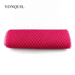 45 см ярко-розовый клетка вуали для вуалетки аксессуары для волос Millinery шапки головные уборы nettings Свадебные Веллинг или 12 цветов