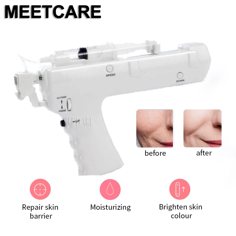 

Mesotherapy Gun 25D Vanadium Titanium Microcrystal Machine High Pressure Facial Restoration Meso Gun Moisturizing
