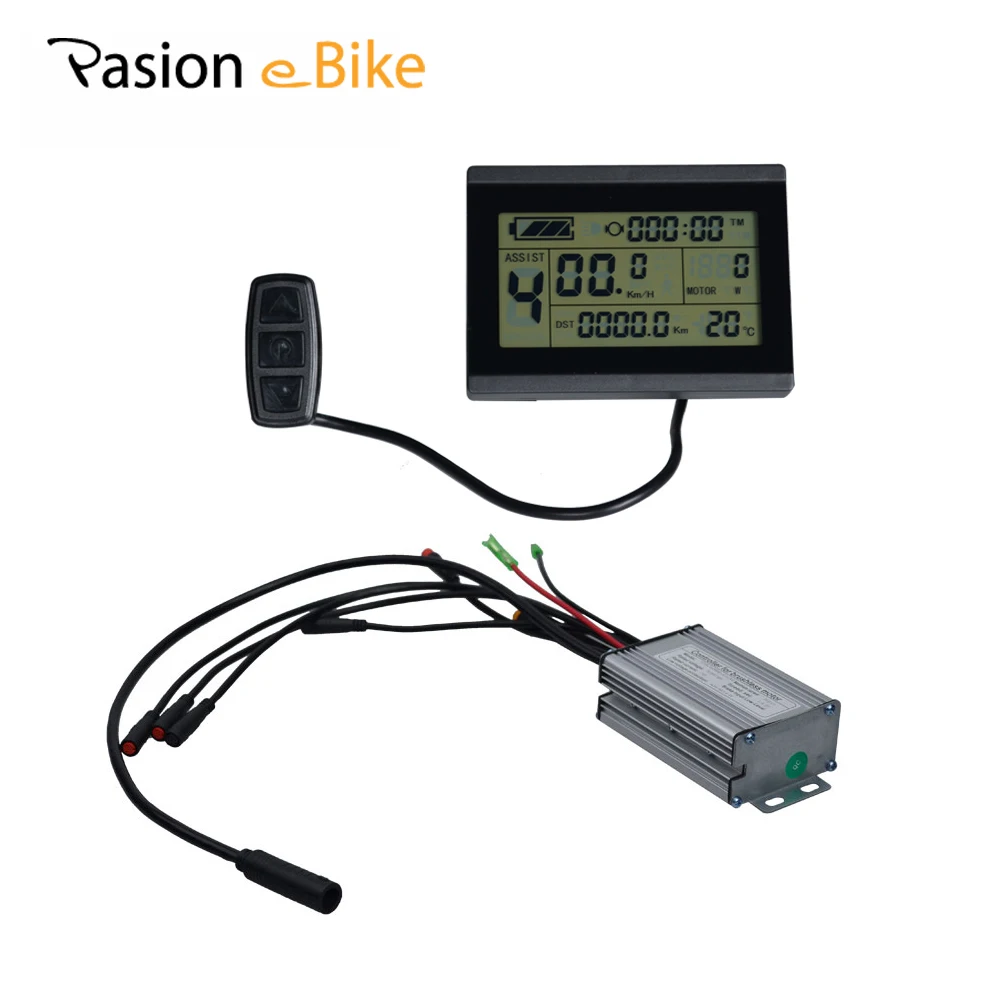 PASION E BIKE Controller Display 24V 36V 48V LCD Control Panel For Electric Fat Bikes LCD Display 25A Controller Sondors Parts PASION E BIKE Controller Display 24V 36V 48V LCD Control Panel For Electric Fat Bikes LCD Display 25A Controller Sondors Parts