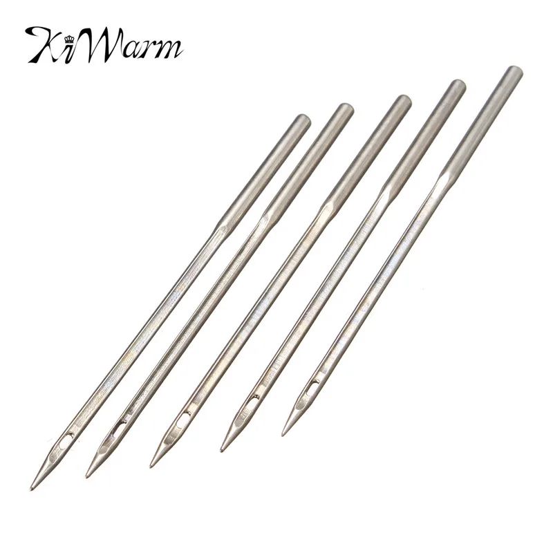 

KiWarm 5Pcs/set DIY Hand Sewn Shoes Crochet Needle Repair Tool Crochet Needle for Awl Bent Hook Needle DIY Sewing Leather Tools