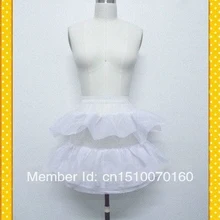 Сексуальное коктейльное, Бальное Короткое Нижняя юбка многослойная белая короткая мини низкая цена хорошее качество