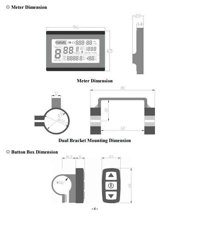 Universal-24V-36V-48V-KT-LCD3-Meter-Display-Control-Panel-For-Ebike  (2)