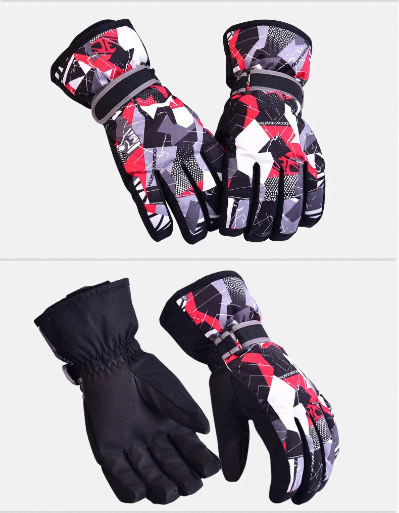 GLV922 Outdoor children winter climbing font b gloves b font waterproof windproof ski riding font b