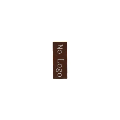 No Logo Rectangle Юкам персонализированные нержавеющая сталь кофейное сердце на заказ лазерная гравировка логотипа бар слайд талисманы хранитель для браслетов ювелирных изделий - Окраска металла: No Logo Rectangle