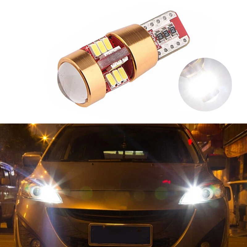 1x T10 W5W 27 Светодиодный 3014SMD Автомобильные стояночные огни Sidelight нет ошибок для Mazda 323 626 CX-5, возраст 3, 6, 8, Atenza cx7 CX-7 mx5 cx3 rx8 cx5