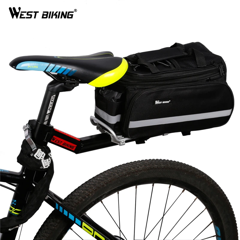Велосипедная стойка WEST BIKING, велосипедная, багажная, грузовая, задняя стойка, отражатель, полка, велосипедная, подседельный штырь, сумка, держатель, стойка, велосипедные стойки