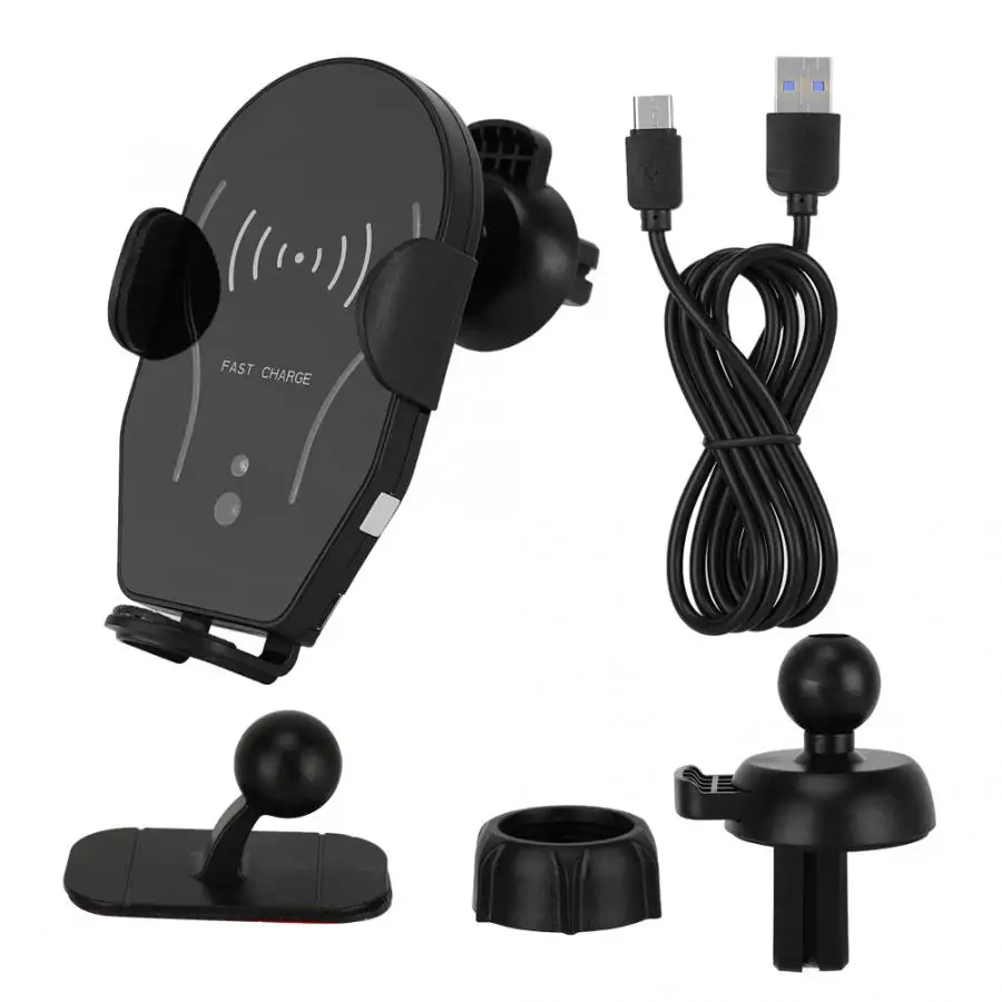 

Wireless Smart Infrared Induction Car Charger Mount Fast Charging Phone Stand Holder Dock Cradle Charger Mount for Smartphone