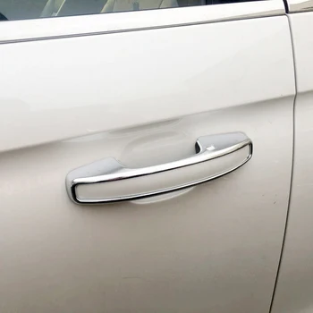 

ABS Chromed Exterior Door Handle Frame Cover Trim 4 PCS For Ford Expedition 2018