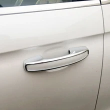 ABS Chromed Exterior Door Handle Frame Cover Trim 4 PCS For Ford Expedition 2018