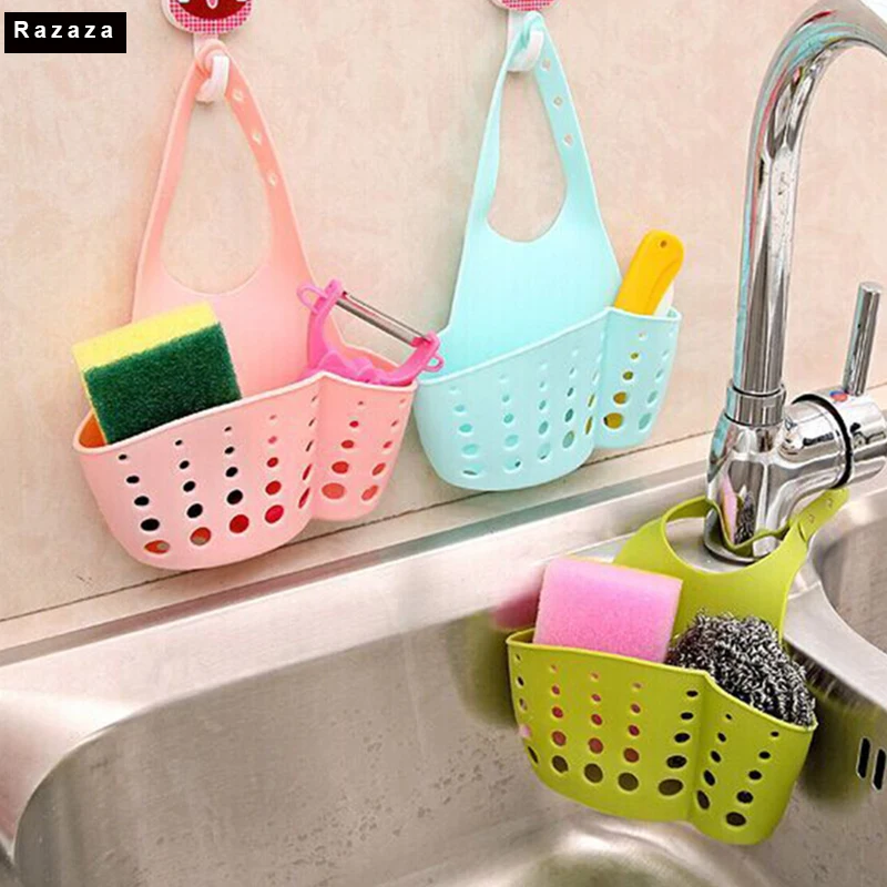 Bathroom Sink Hanging Storage Bag For kitchen organizer shelf Rack