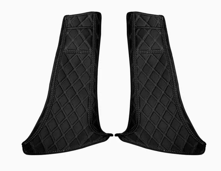 

2pcs Car-covers microfiber leather anti-kick plate anti-play mat For Mazda CX5 CX-5 2017