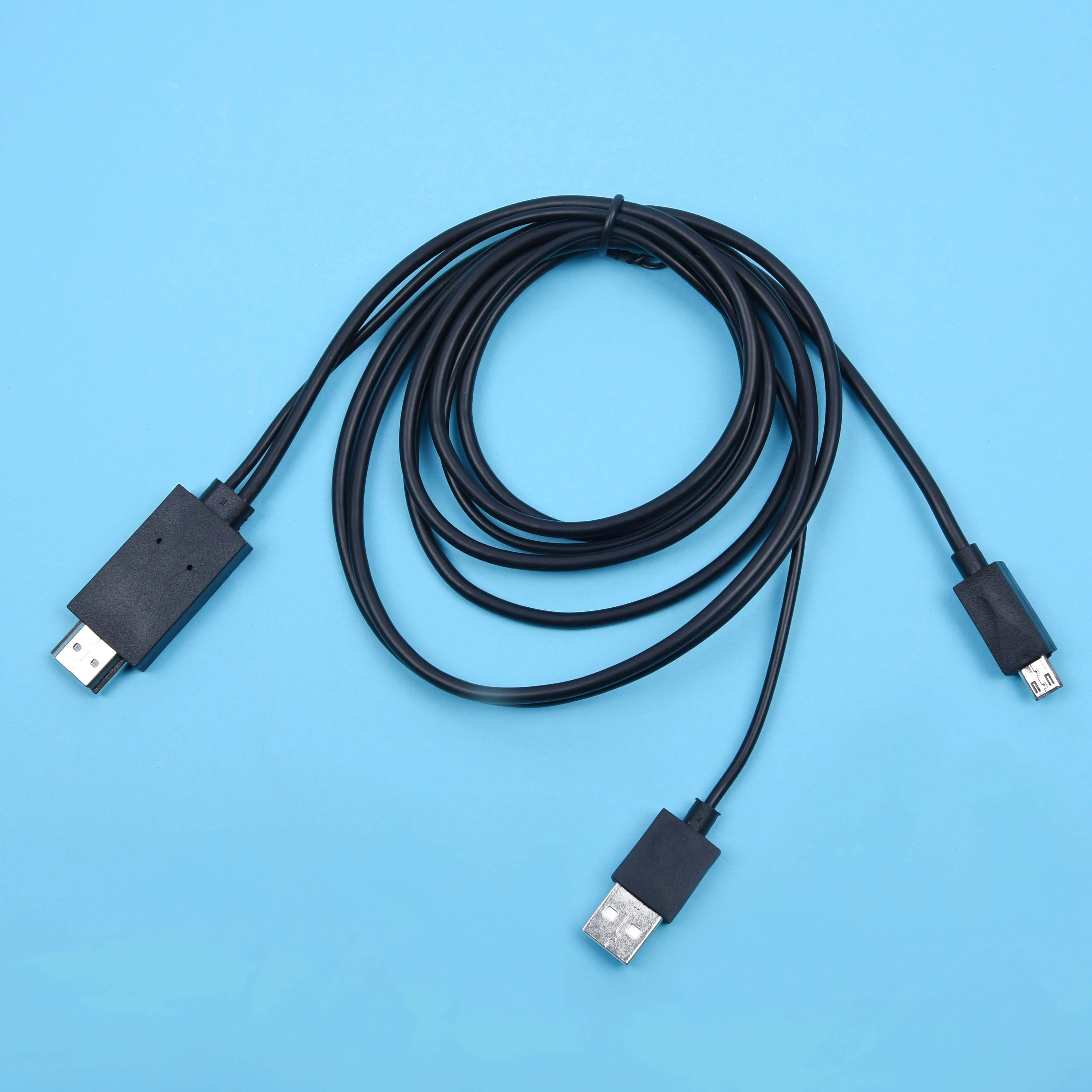 2 в 1 USB Micro MHL к HDMI 1080P HD кабель адаптер для Samsung Galaxy S5 S4 Note 3 2 мобильных телефонов, планшетов Кабельный адаптер 5 В/1A