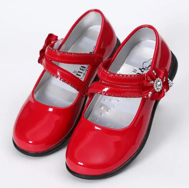 Новые летние крутые сандалии для девочек модная Корейская обувь принцессы тонкие туфли из искусственной кожи для девочек детские сандалии размер 27-38 - Цвет: Red