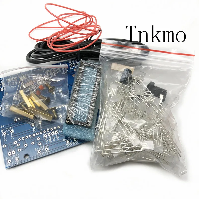 

1set Red Blue 51 Monolithic Integrated circuit DIY Electronics Design Kit is 4*4*4 DIY KIT Color light for Arduino