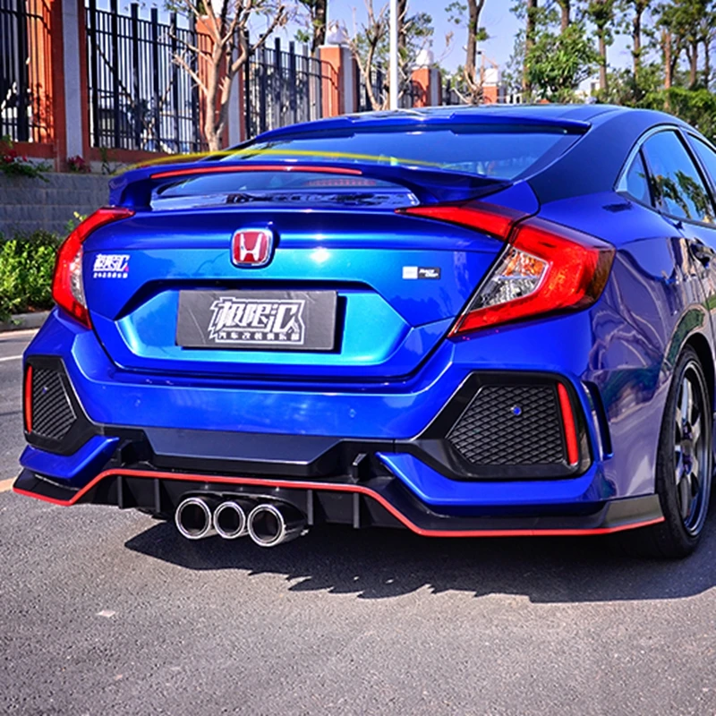 For Honda Civic Spoiler High Quality ABS Material Car Rear Wing Primer Color Rear Spoiler For For Honda Civic Spoiler High Quality ABS Material Car Rear Wing Primer Color Rear Spoiler For
