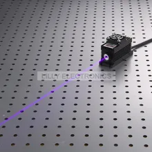 Для лабораторного и университетского использования 200 мВт 405нм фиолетовый лазерный точечный модуль ttl/аналоговый 0-30 кГц TEC охлаждение 85-265 в