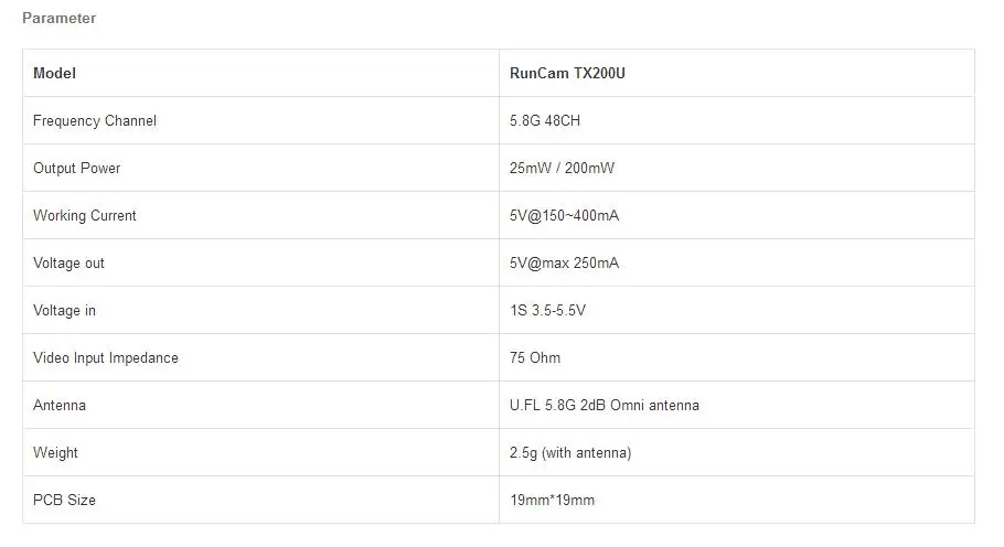 runcam TX200U (1)