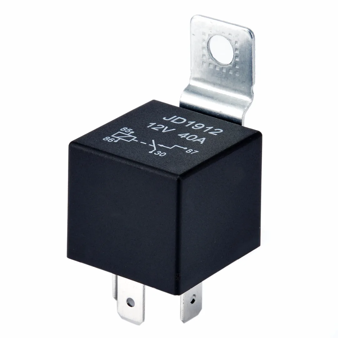Aliexpress.com : Buy 1pc DC 12V 40A Black Relay 4 PIN Durable