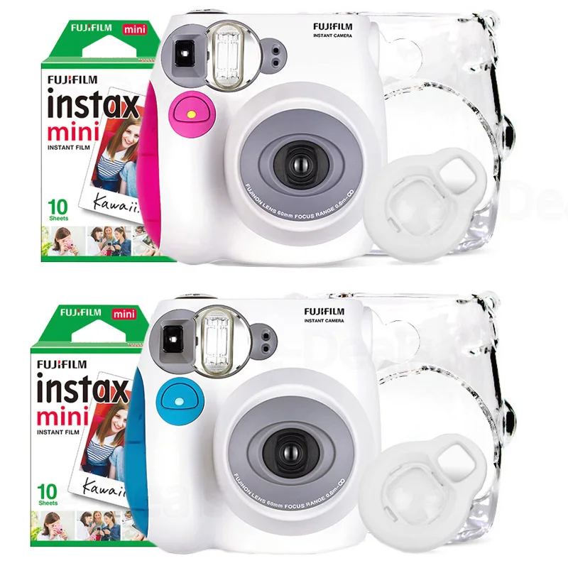 7s+clear case+lens+10 white