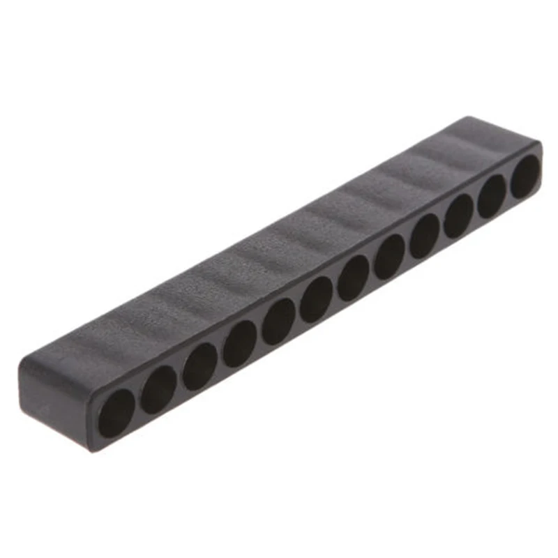 

1/4" inch Screwdriver bit holder Plastic Storage Organizer Black Home 10/12 Holes Hex Shank