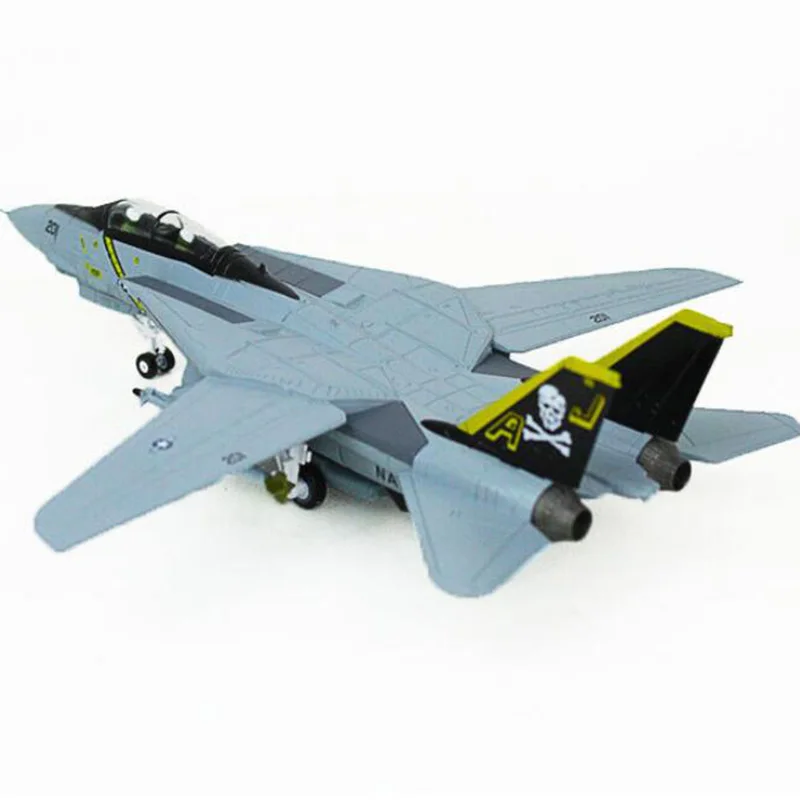 Navy Aircraft Airplane Fighter Toy Model for Children Kids Fans Gifts,F15 Military Model,Collectible 1/100 Scale Grumman F-14/F-15 Tomcat Diecast U.S