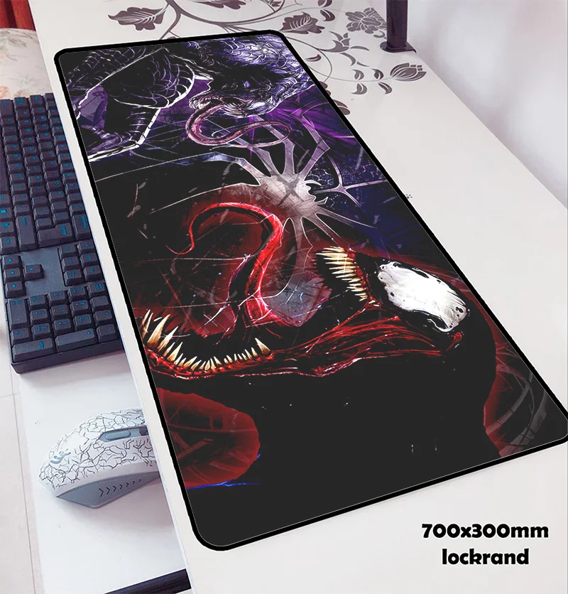 Venom mouse pad HD pattern 70x30cm pad to mouse Popular computer mousepad gaming mousepad gamer to laptop Adorable mouse mat