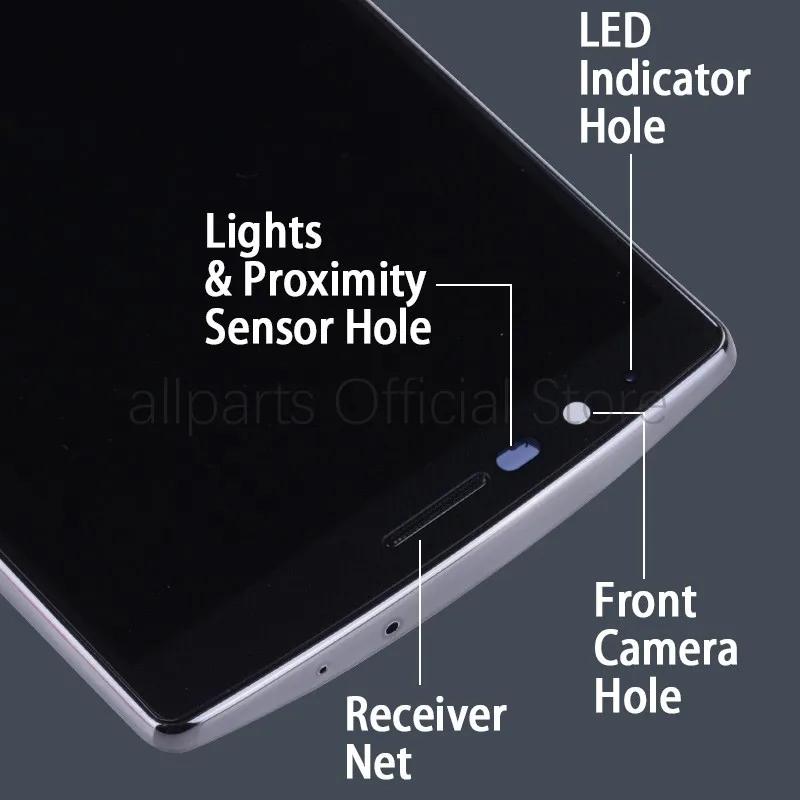 Дисплей для LG G4 H818 H818P  в сборе с тачскрином на рамке Оригинал черный|Экраны