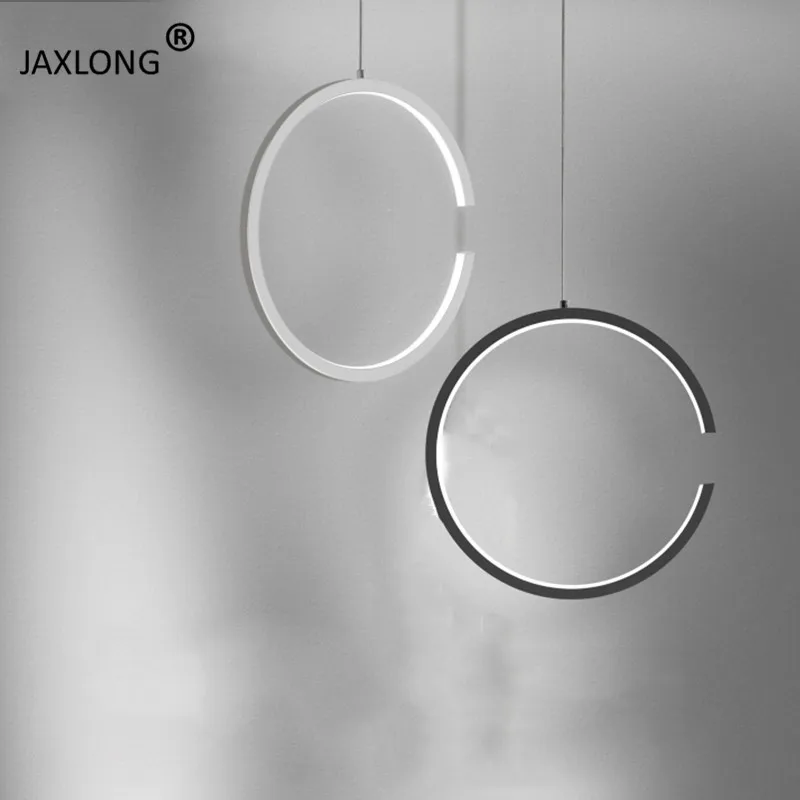 

Nordic LED Pendant Lights Creative Ring Pendant Lamp Simple Modern Personality Home Decor Hanglamp Loft Lighting Light Fixture