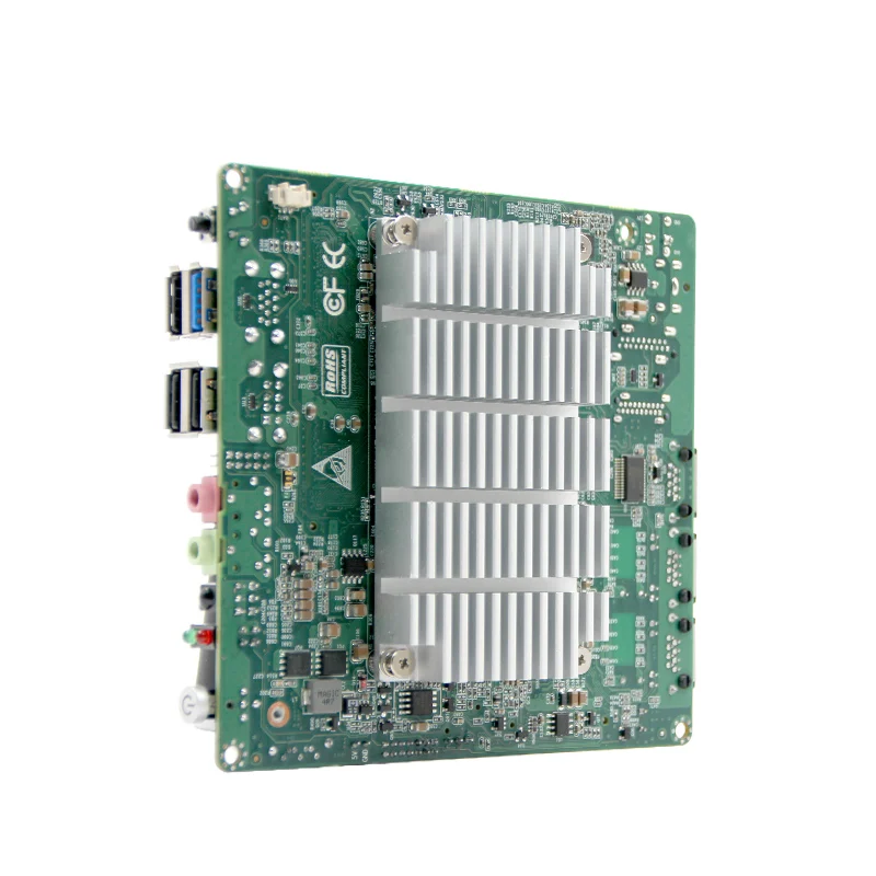 Безвентиляторный двойной порт Ethernet четырехъядерный процессор E3845 nano материнская