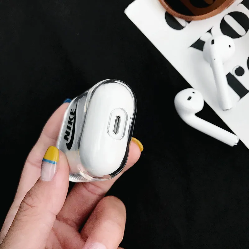 Case For Airpods Case Cute Transparent Hard Wireless Bluetooth Earphone Case For Airpod Cover For Air Pods Cartoon Protector Box