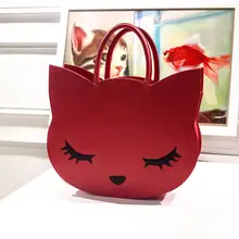 Лидер продаж! Женская сумка осень и зима большая сумка Повседневная кошка мультфильм кошка сумка сумочка