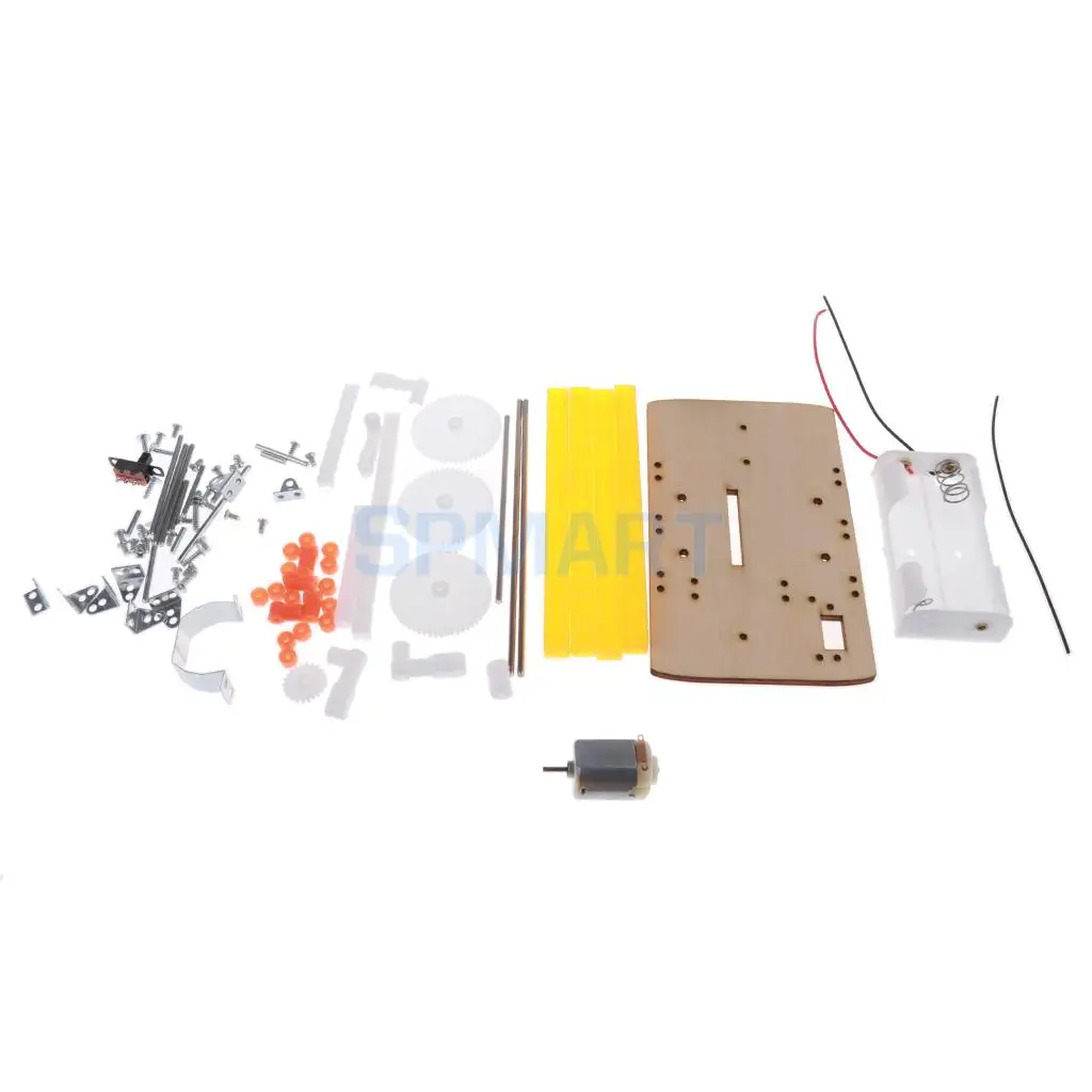 DIY Assembled Electrical Walking Robot Science Model Educational Toys
