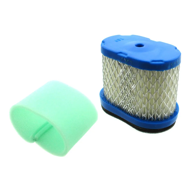 AISEN 2x Luftfilter + Vorfilter + Kraftstoffhahn Set - Für Briggs & Stratton Motoren