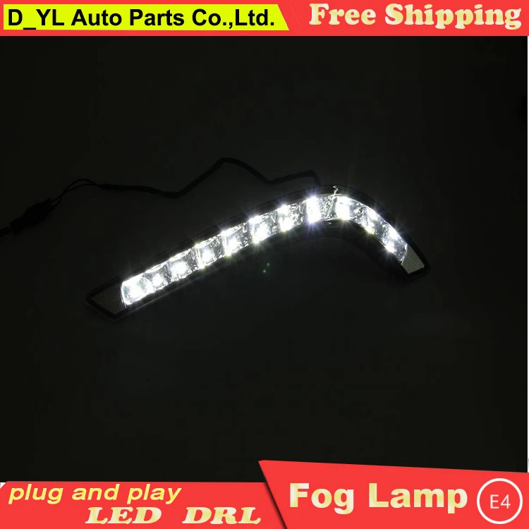 

Car styling For Sonata 8 LED DRL Sonata 8 Sonata 8 led fog lamps daytime running lights High brightness guide LED DRL A style
