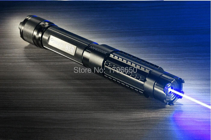 Poderoso Forte Potência Militar Ponteiro Laser Azul Queima Jogo Vela Aceso Cigarro Wicked Lazer 5000 Watt 450nm 5000000m 5in1 3 High Quality Esporte e Lazer