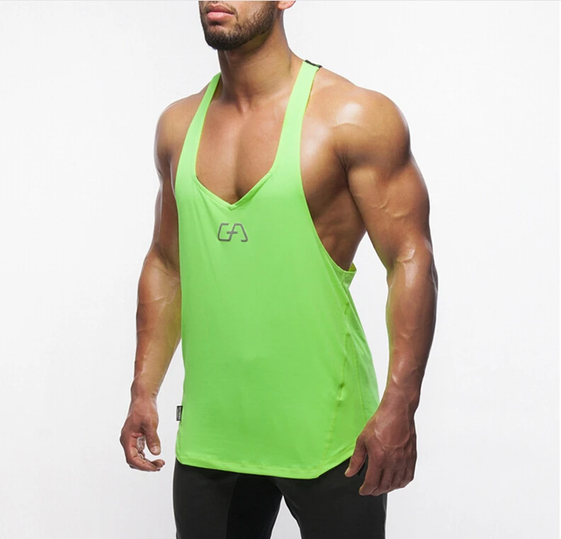 Bodybuilding Fitness Men's Tank Top Stringer - Men's Fitness Apparel ...