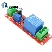 1 шт. NE555 таймер переключатель Регулируемый Модуль реле задержки времени модуль DC 5 В/12 В реле задержки щит