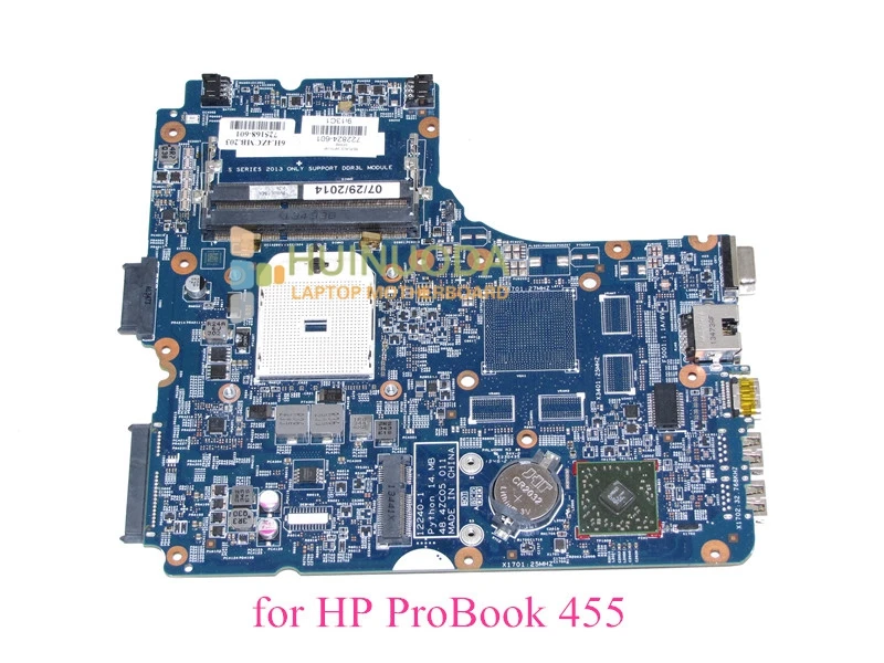 722824-601 722824-001 Main Board For HP ProBook 450 G1 455 G1 Laptop Motherboard Socket fs1 DDR3 48.4ZC05.011 722821 501 722821 001 722821 601 free shipping laptop motherboard fit for hp probook 455 g1 series notebook pc system board