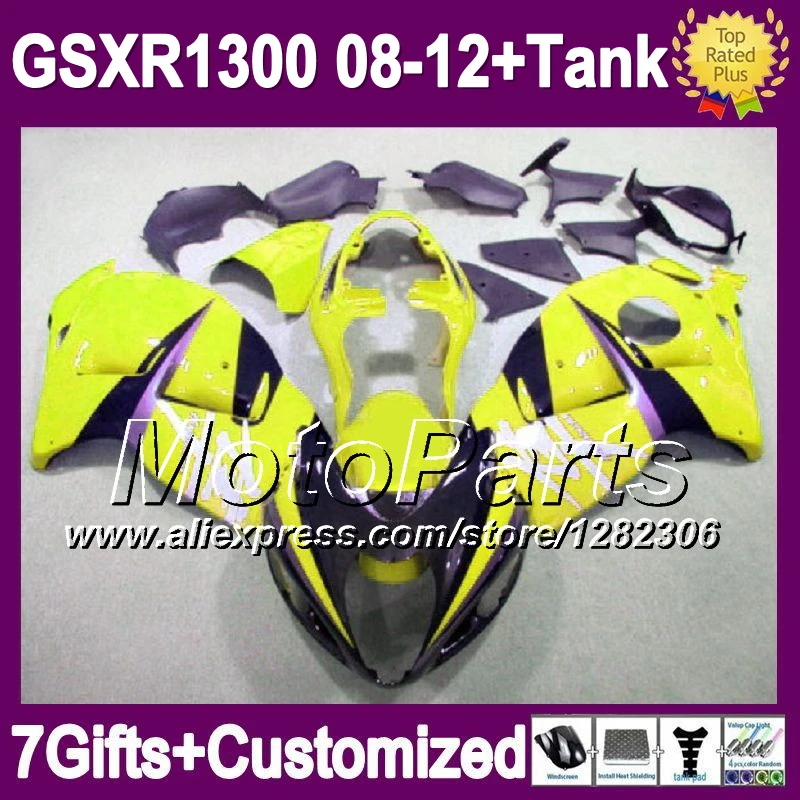 Для SUZUKI Hayabusa GSXR-1300 золото черный GSX-R1300 2008 2009 2010 * 1670 GSXR 1300 GSX R1300 зализа | Автомобили и