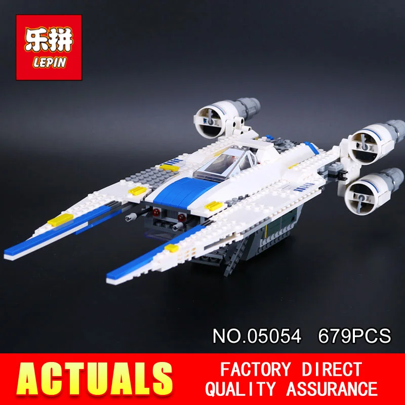 

Lepin 05054 679pcs STAR Genuine Series U Wing Fighter Set Building Blocks Bricks Educational Kids DIY Child Toys 75155 WARS