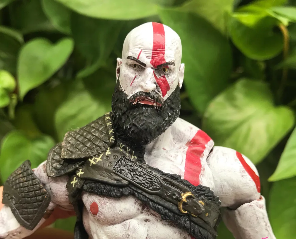 NECA PS4 Бог войны Кратос 8' ПВХ фигурку игрушки Рисунок Коллекционная модель
