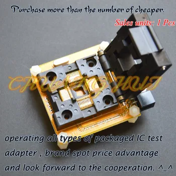 

IC TEST TQFP44 QFP44 test socekt for AVR ISP/JTAG mega16 mega32 mega164 adapter