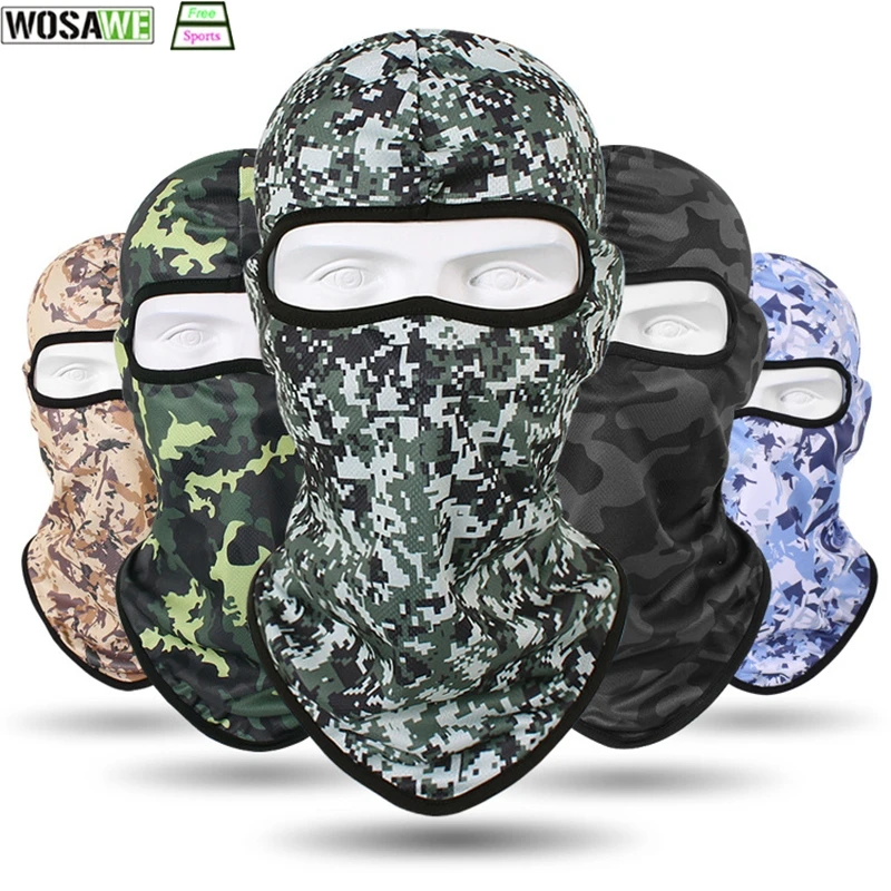 

WOSAWE Full Face Shield Balaclava Windproof Outdoor Sports Cycling Skiing CS Go Tactical Face Mask mtb Riding Bicycle Bandana