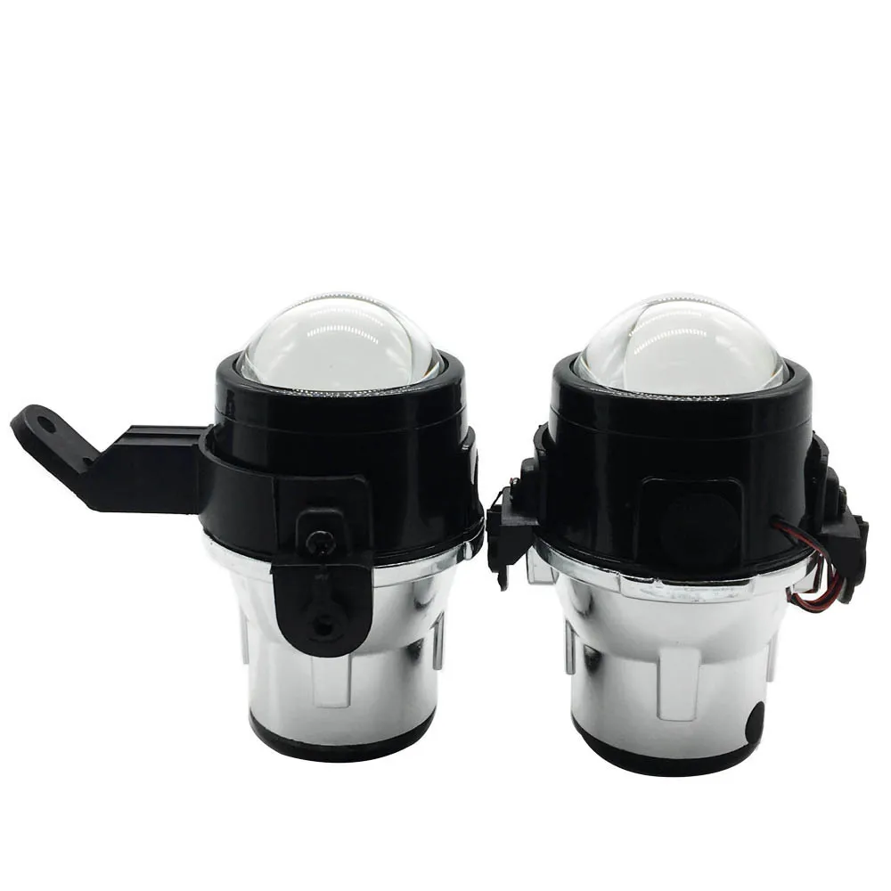 

1 Pair Car-styling 2.5 fog lamp Bi-xenon projector lens dedicated For CHEVROLET AGILE AVEO SPIN ONIX H11 hid xenon light bulb