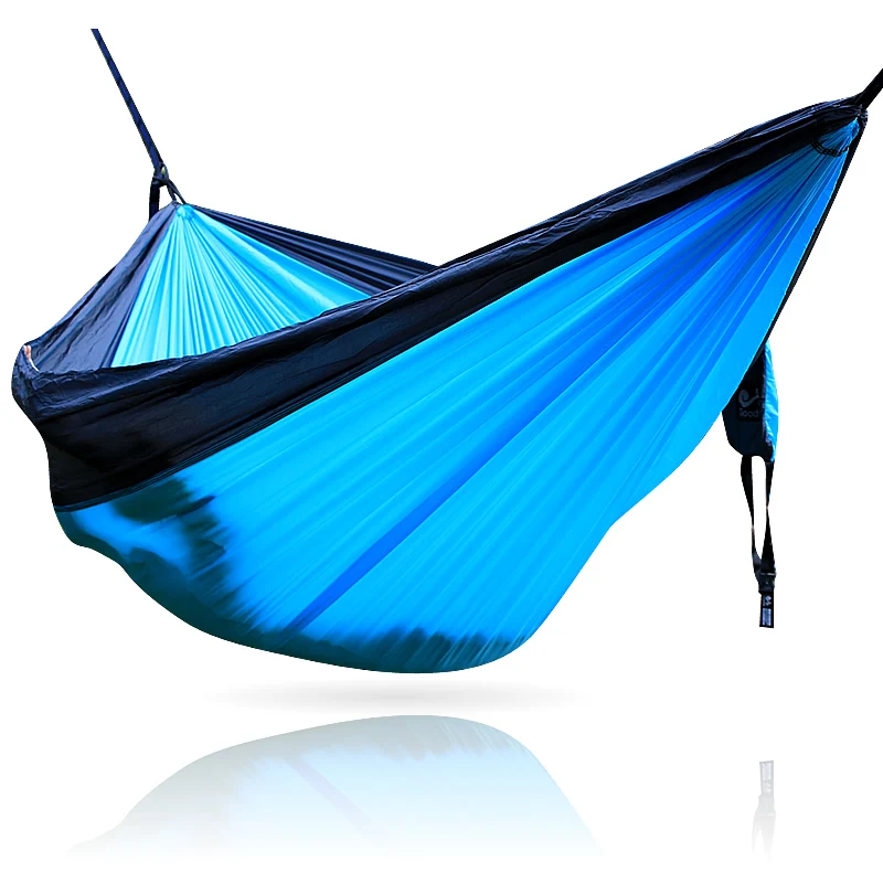 1-2 Person Portable Parachute Hammock High Strength Camping Travel Swing Bed Garden Leisure Outdoor Hunting Survival Hammock