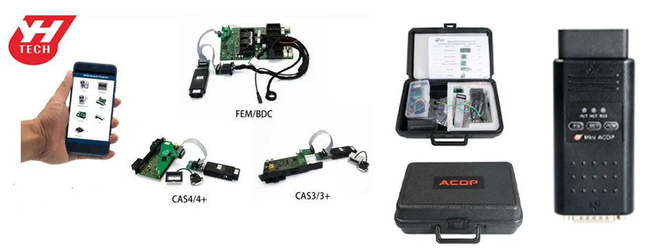 Официальный Yanhua мини ACDP лучший Без припоя авто ключ программист для BMW CAS/FEM BDC/ISN/JLR KVM/Porsche/Fujitsu cpu/EGS/FRM