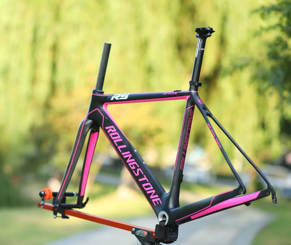 Rolling Stone Attack Carbon 700c дорожный велосипед Аэро рама вилка набор 46 см 49 см|frame fork|carbon road