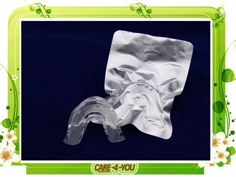 

Fast Shipping (100 pcs/lot) European market popular teeth whitening gel non-peroxide gel preloaded mouth trays